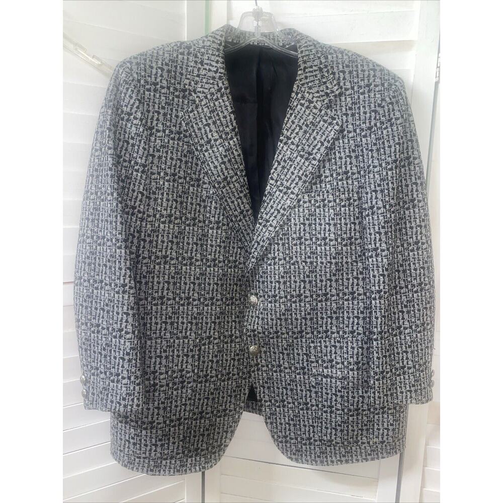 Vintage Eagle Clothes Sport Coat Blazer Jacket Men’s Polyester X-Large USA